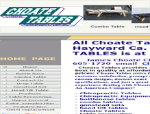 Tablet Screenshot of choatetables.com